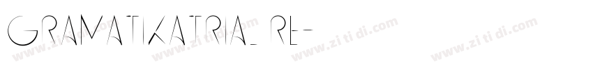 GramatikaTrial Re字体转换
